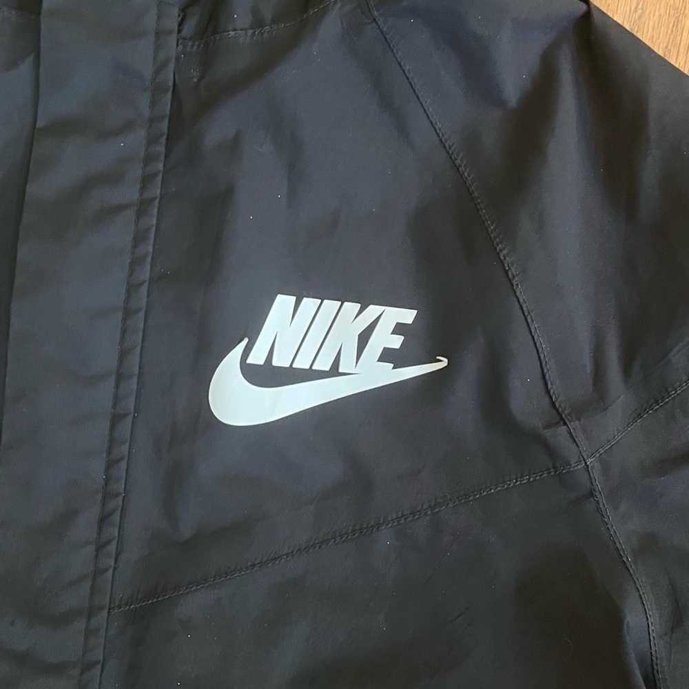 Nike Midnight Black Hooded Windbreaker - Picture 3 of 5